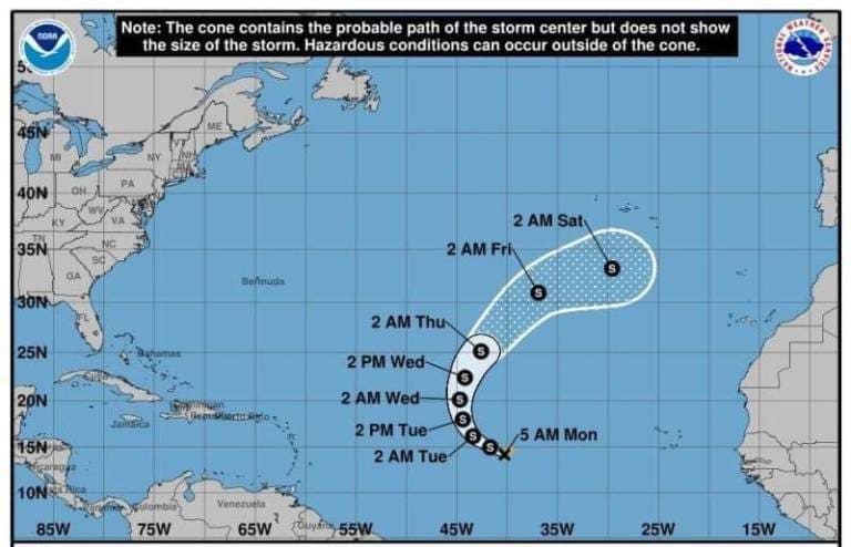 Tempête tropicale Lorenzo : faut-il s’inquiéter pour Cuba ?