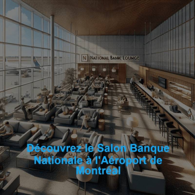 Découvrez le Salon Banque Nationale à l'Aéroport de Montréal