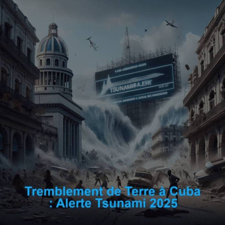 Tremblement de Terre à Cuba : Alerte Tsunami 2025