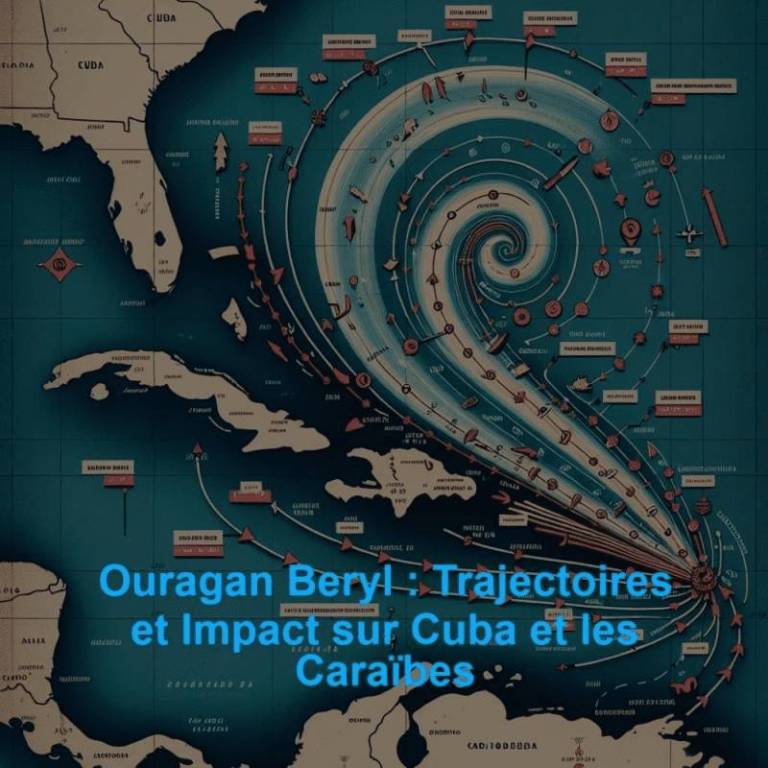 Ouragan Beryl : Trajectoires et Impact sur Cuba et les Caraïbes