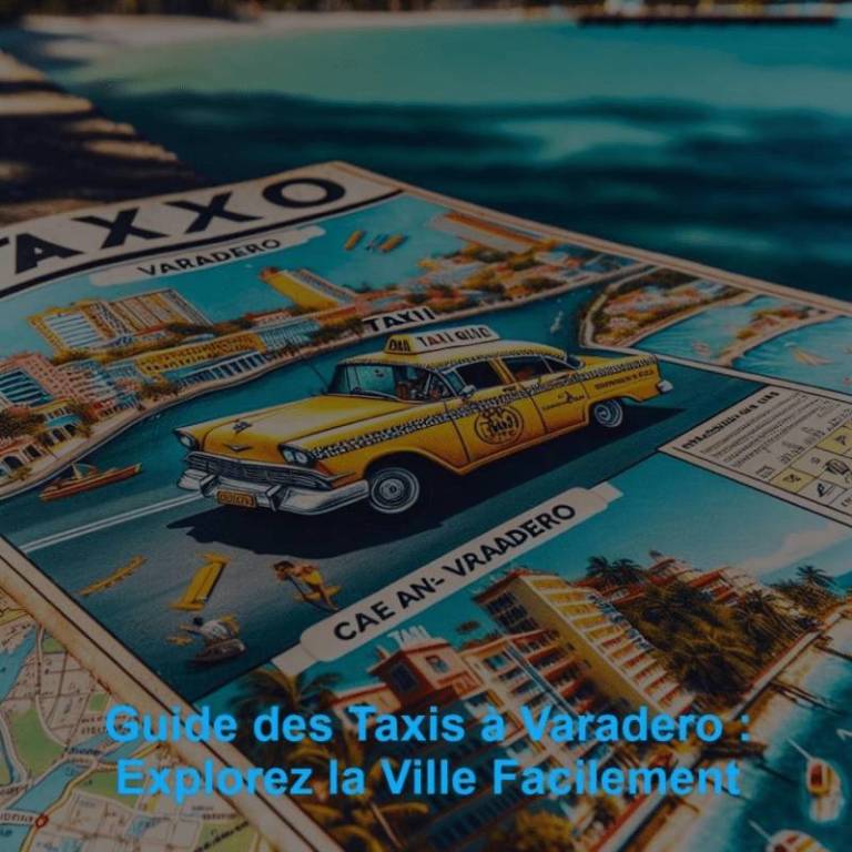 Guide des Taxis à Varadero : Explorez la Ville Facilement