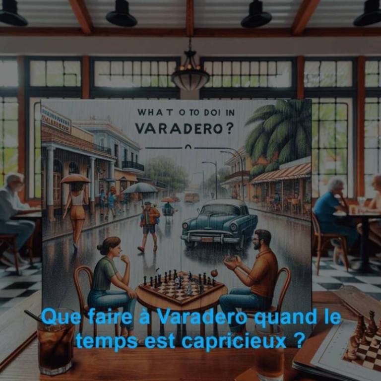 Que faire à Varadero quand le temps est capricieux ?