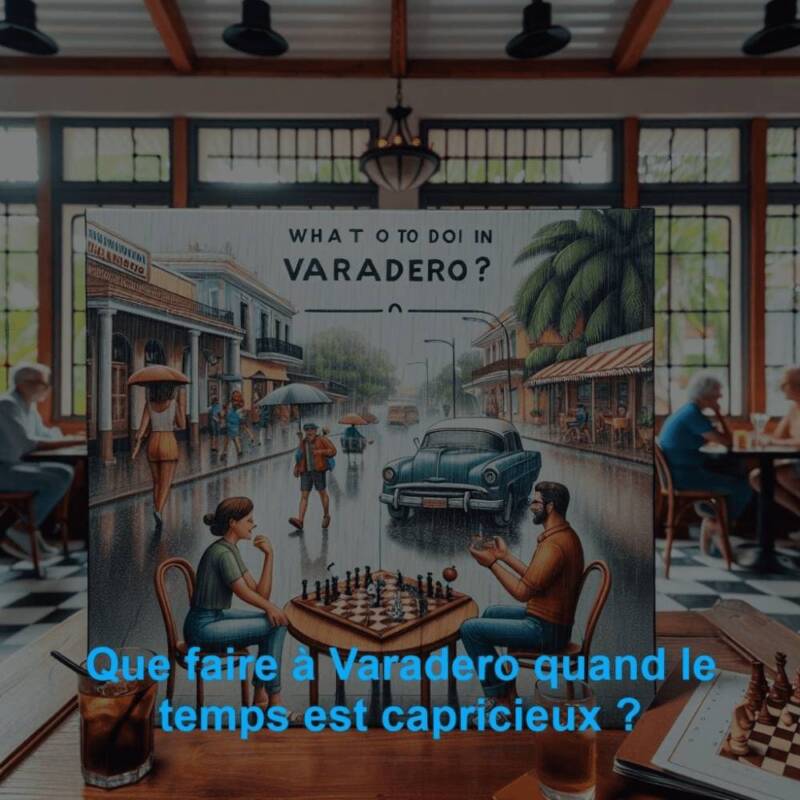 Que faire à Varadero quand le temps est capricieux ?