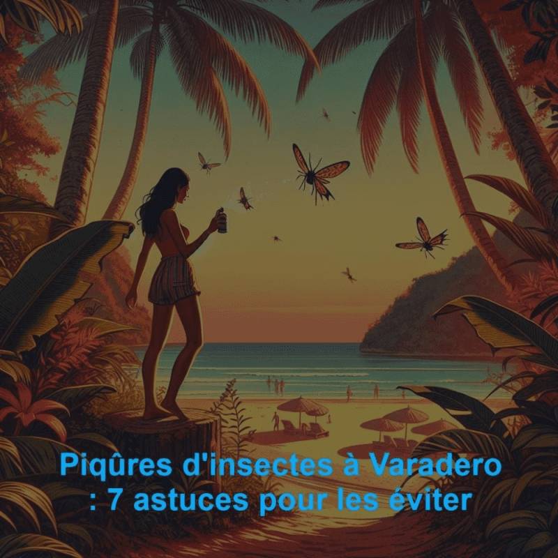Piqûres d'insectes à Varadero : 7 astuces pour les éviter