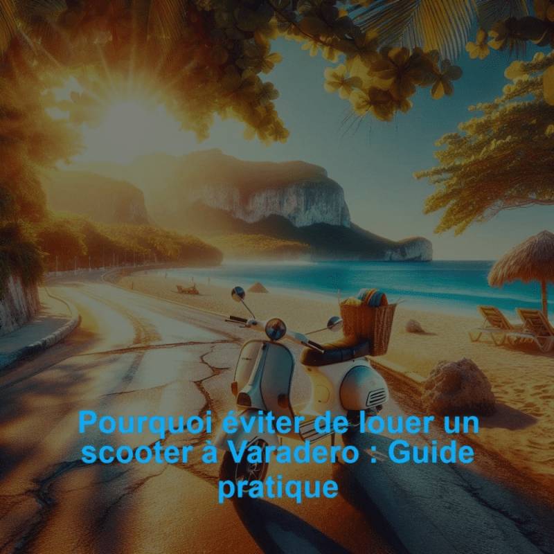 Pourquoi éviter de louer un scooter à Varadero : Guide pratique