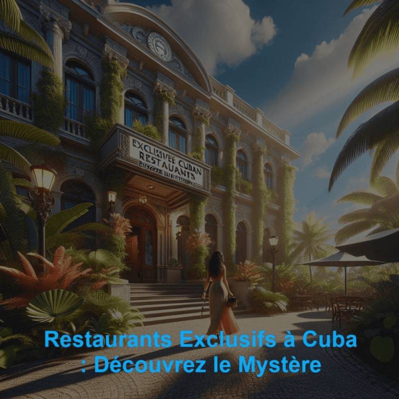 Restaurants Exclusifs à Cuba : Découvrez le Mystère