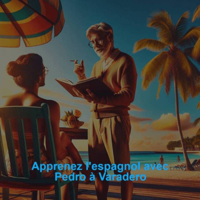 Apprenez l'espagnol avec Pedro à Varadero