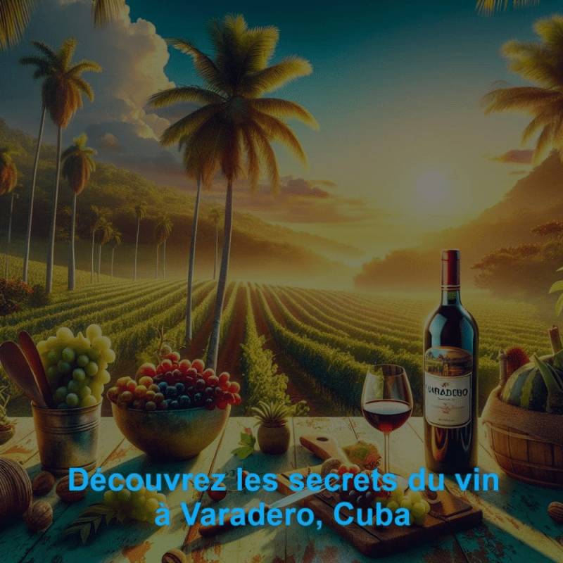 Découvrez les secrets du vin à Varadero, Cuba