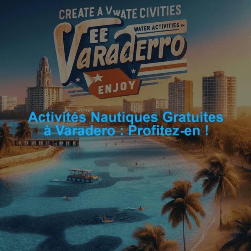 Activités Nautiques Gratuites à Varadero : Profitez-en !
