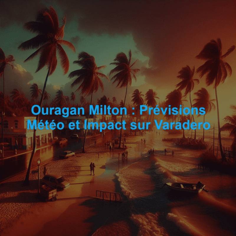Ouragan Milton : Prévisions Météo et Impact sur Varadero