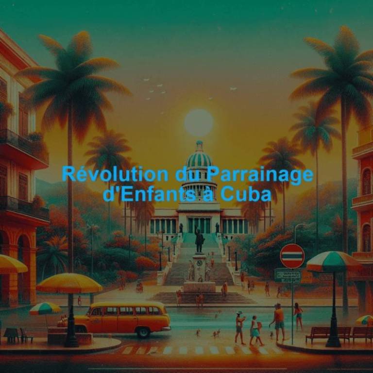 Révolution du Parrainage d'Enfants à Cuba