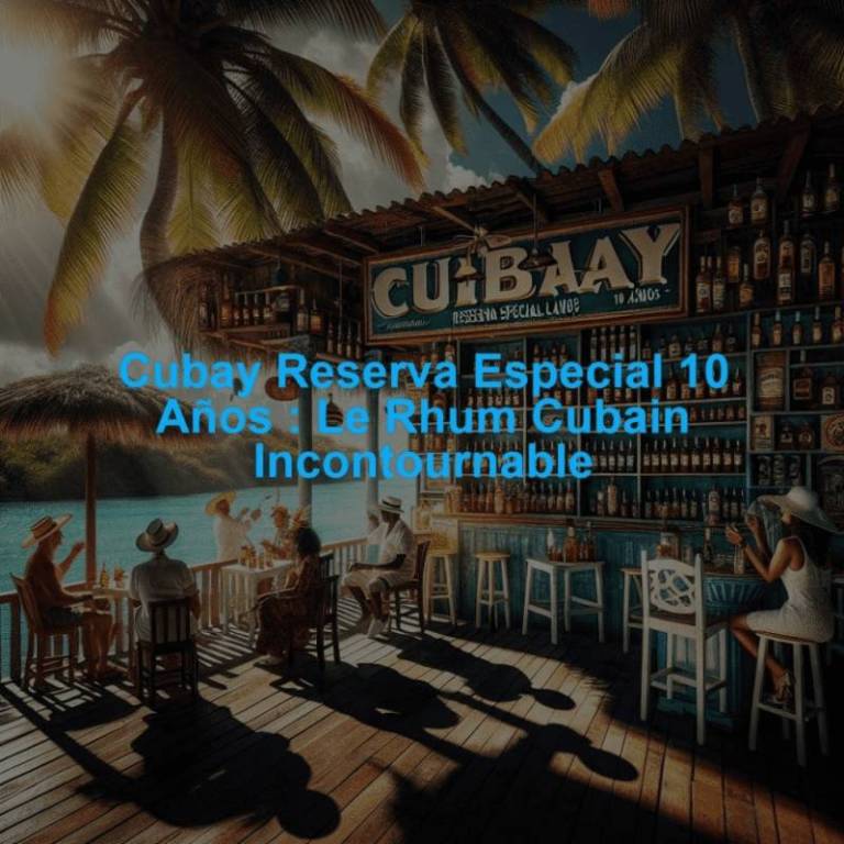 Cubay Reserva Especial 10 Años : Le Rhum Cubain Incontournable