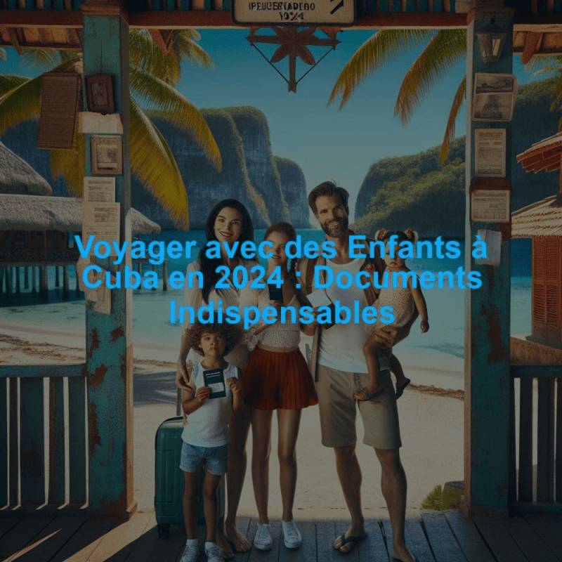 Voyager avec des Enfants à Cuba en 2024 : Documents Indispensables