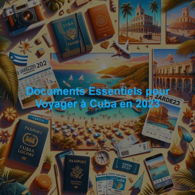 Documents Essentiels pour Voyager à Cuba en 2023