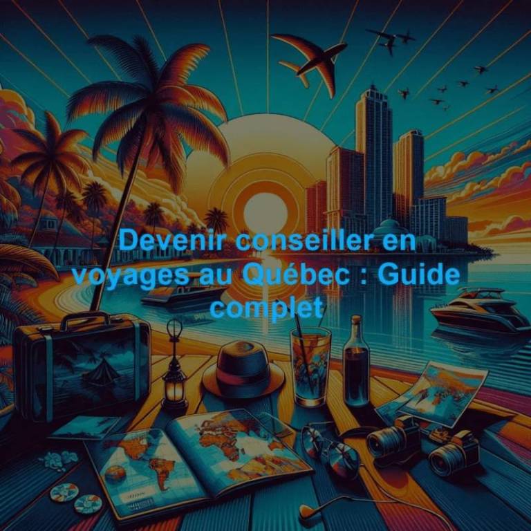 Devenir conseiller en voyages au Québec : Guide complet