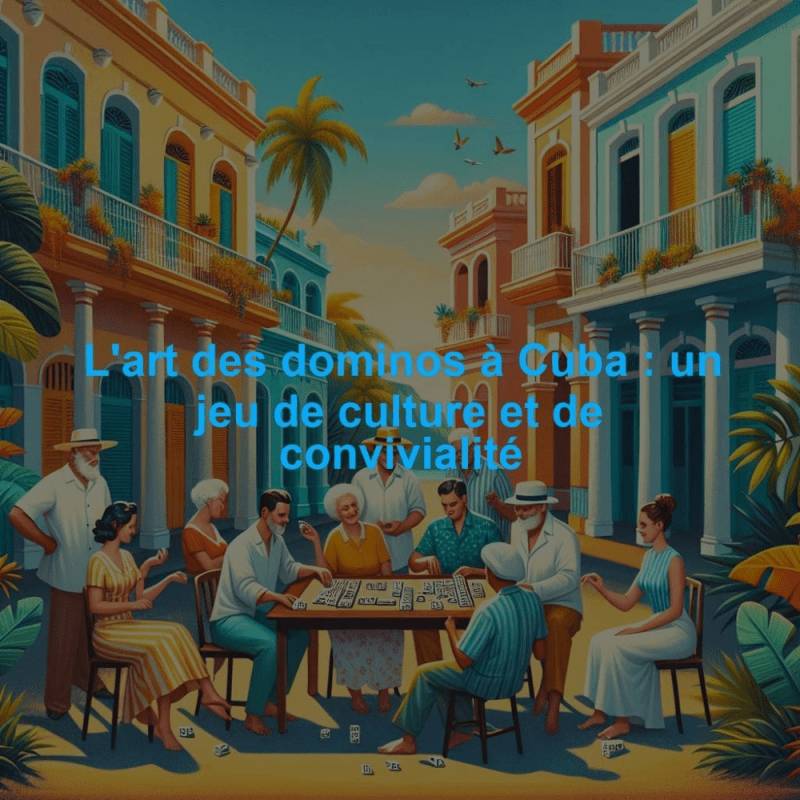 L'art des dominos à Cuba : un jeu de culture et de convivialité