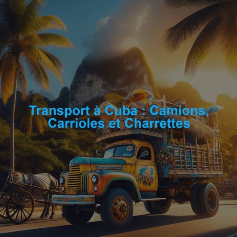 Transport à Cuba : Camions, Carrioles et Charrettes