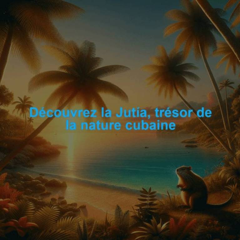 Découvrez la Jutía, trésor de la nature cubaine