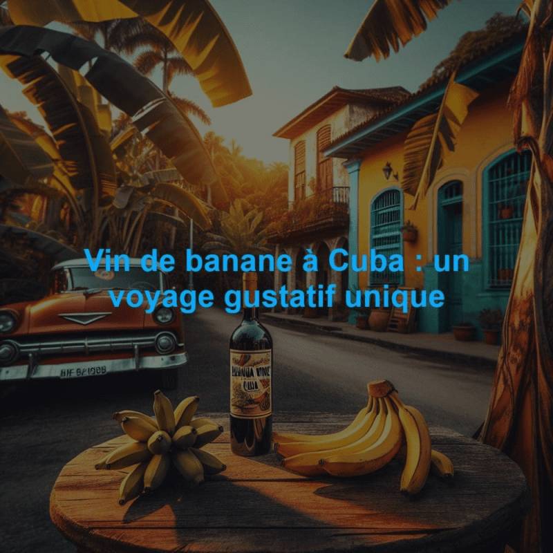 Vin de banane à Cuba : un voyage gustatif unique
