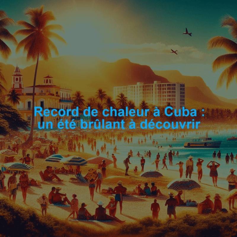 Record de chaleur à Cuba : un été brûlant à découvrir