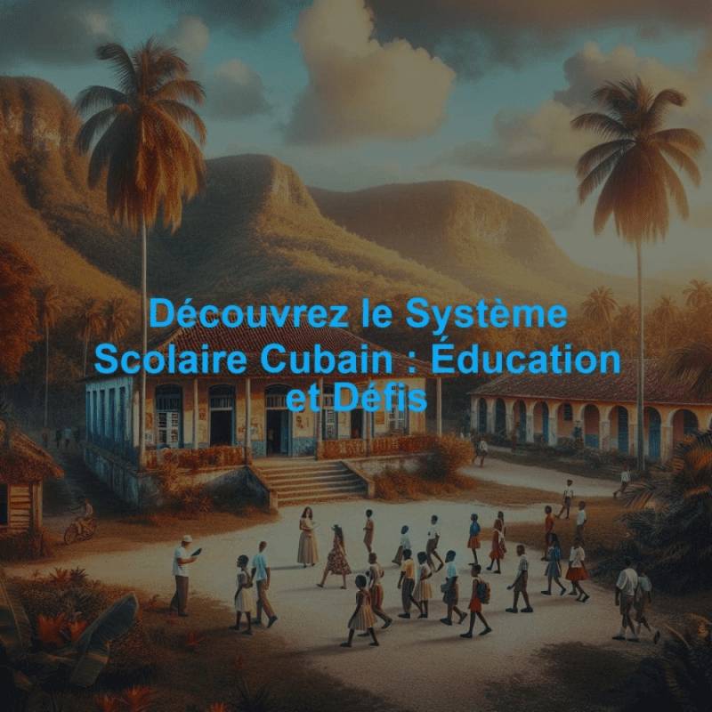Découvrez le Système Scolaire Cubain : Éducation et Défis