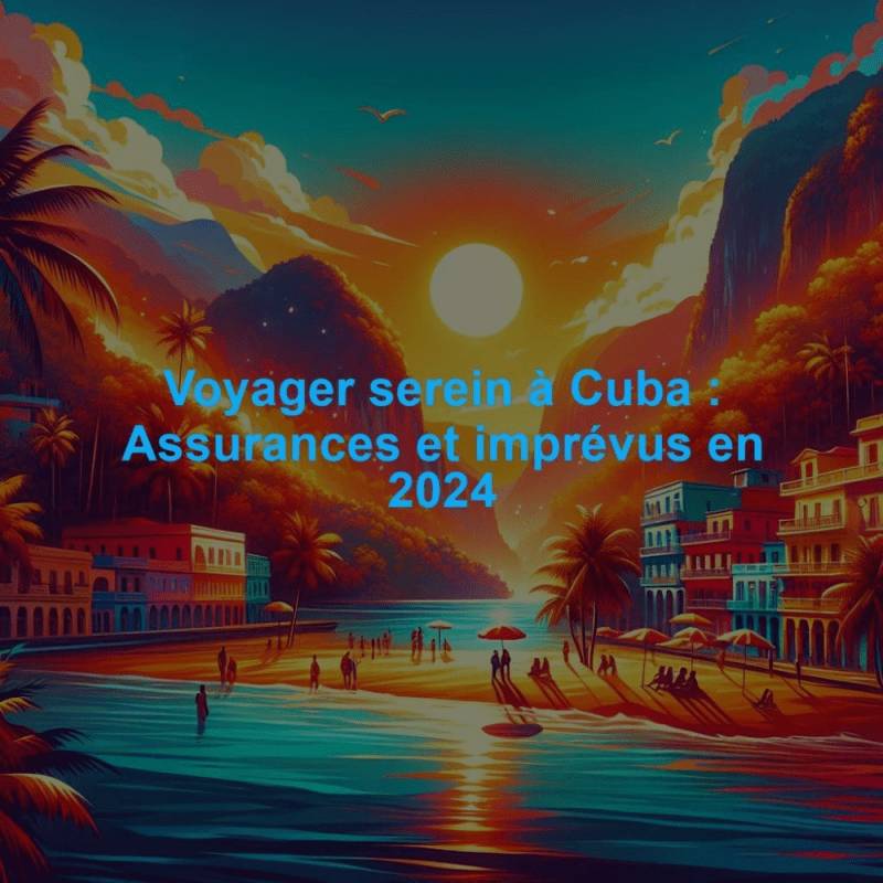 Voyager serein à Cuba : Assurances et imprévus en 2024