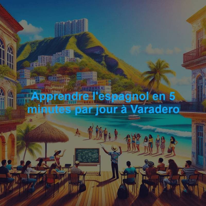 Apprendre l'espagnol en 5 minutes par jour à Varadero