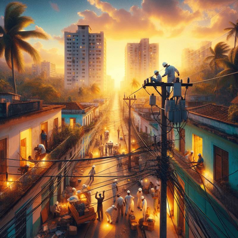 Cuba : après l'ouragan, le rétablissement progressif de l'électricité