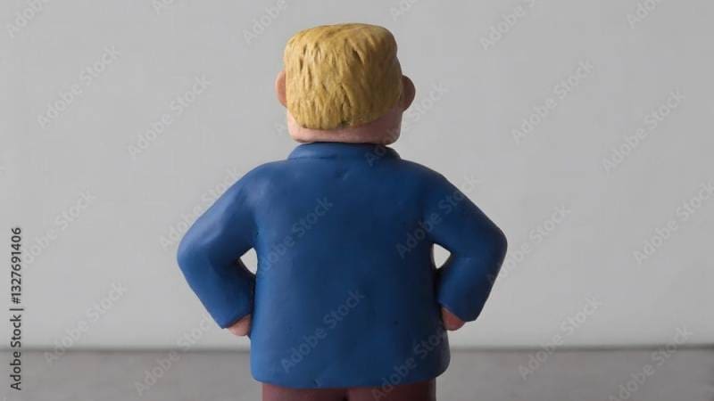 trump made of plasticine stockpack adobe stock