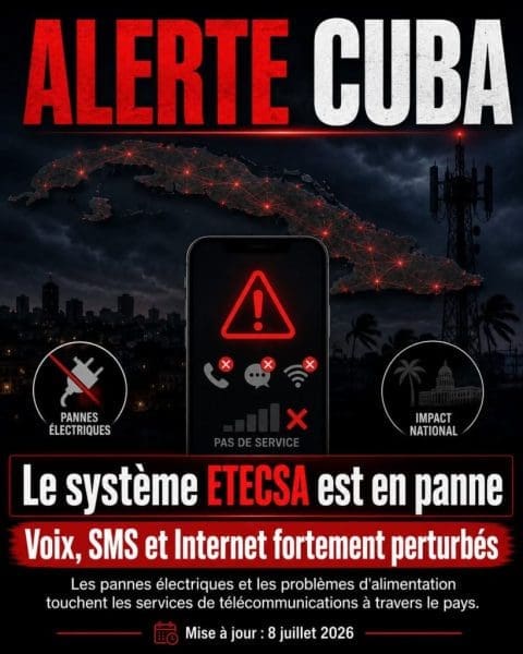 pannes mobiles Cuba
