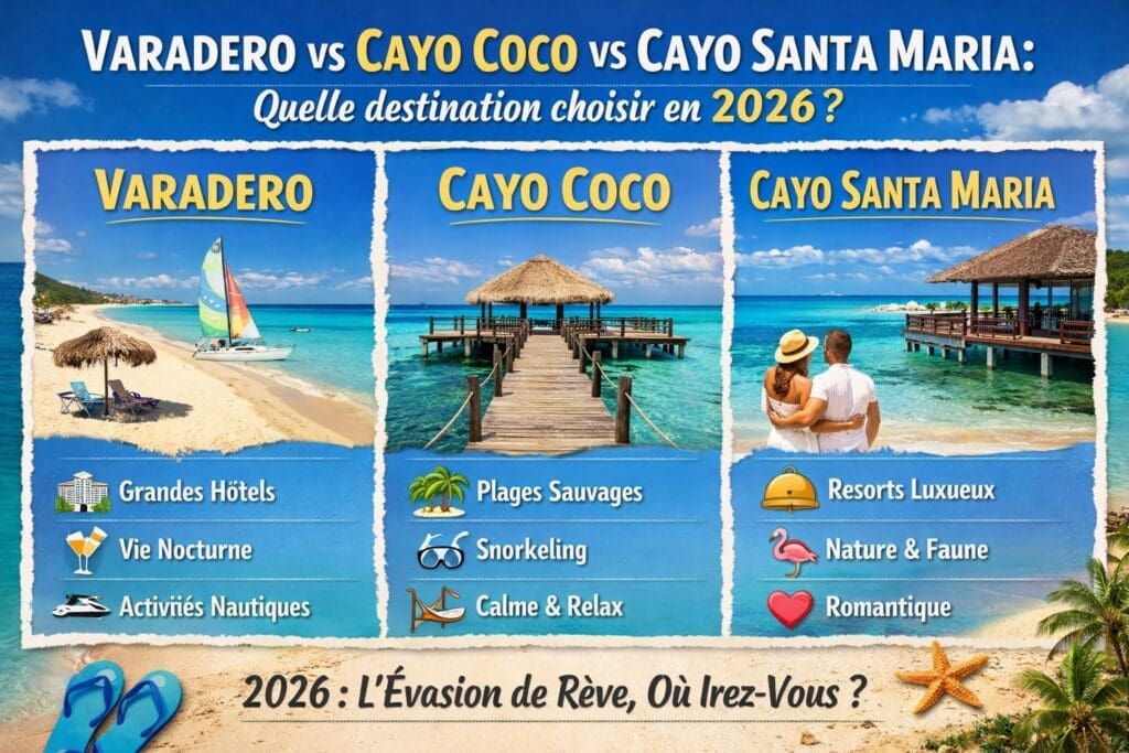 Varadero, Cayo Coco, Cayo Santa Maria