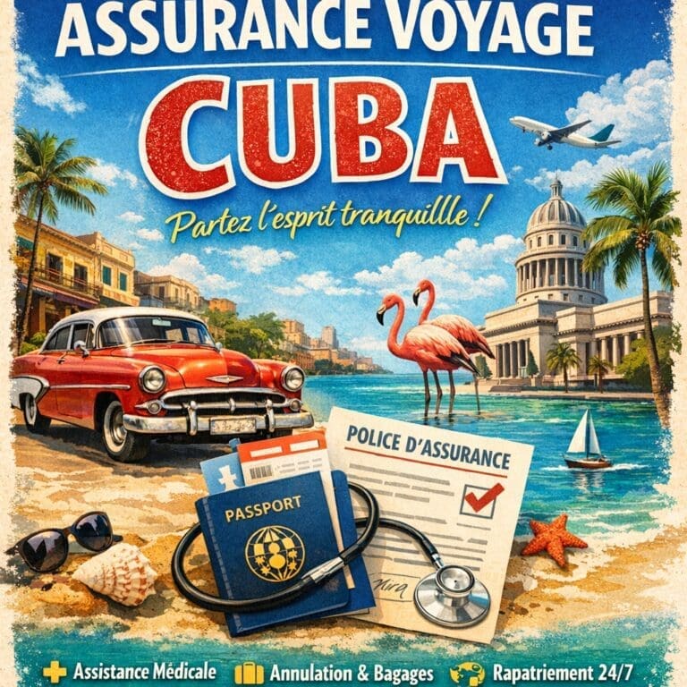 Cuba Travel Insurance Poster