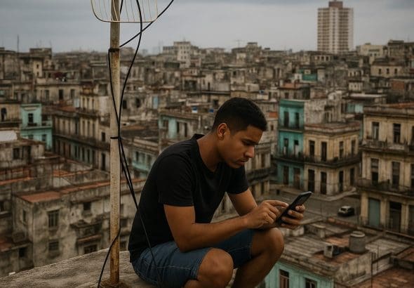 À Cuba, la quête quotidienne d’un accès internet sur les toits