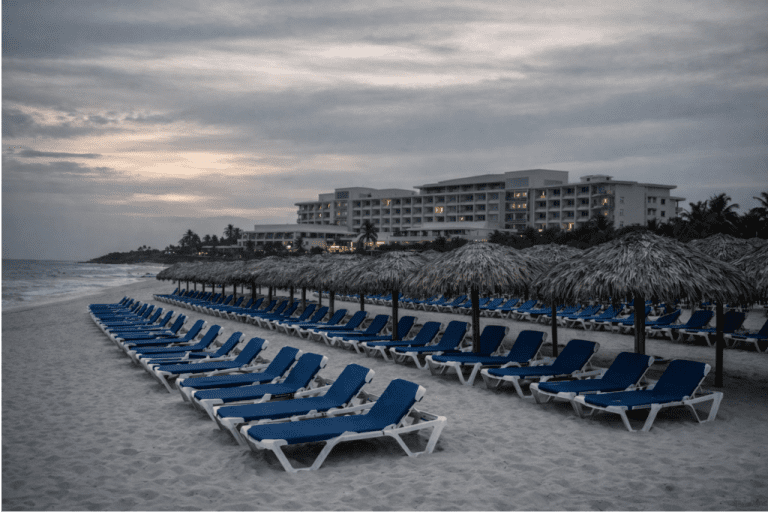 Cuba empty resort crisis