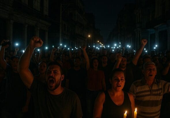 La Havane : manifestations nocturnes contre les coupures d’électricité persistantes