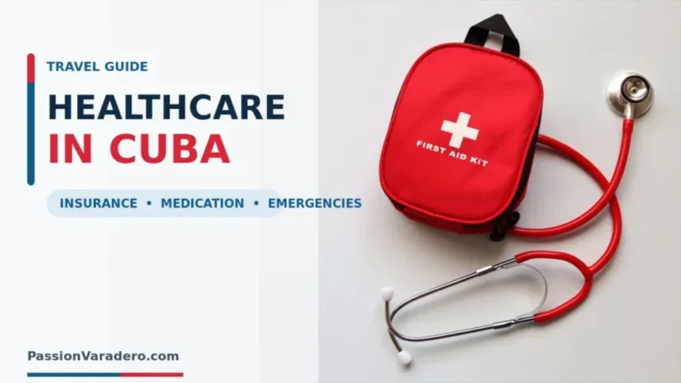 Travel first-aid kit and stethoscope for healthcare preparation in Cuba