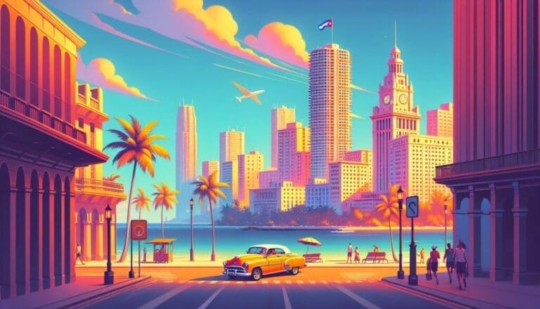 Voiture de location à Cuba illustrant les prix, le carburant, l’assurance et les risques routiers
