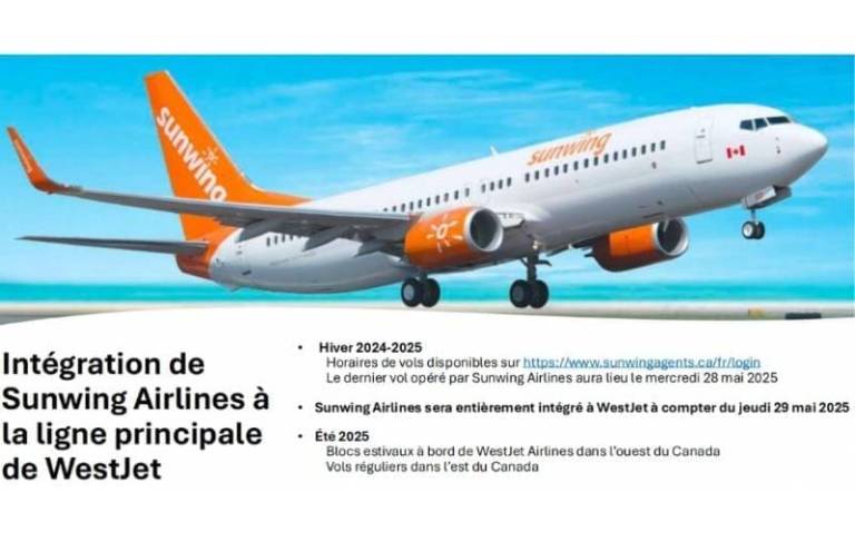 sunwing integre a westjet le 29 mai 2025 pnr bagages et enregistrement